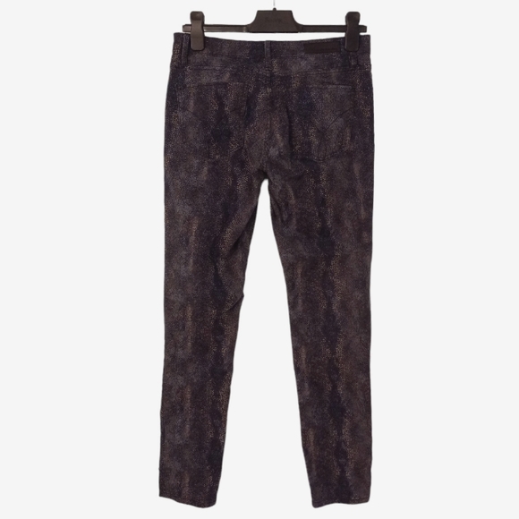 Calvin Klein Jeans Snakeskin Patterned Skinny Fit Pants | US 10 - Picture 2 of 5
